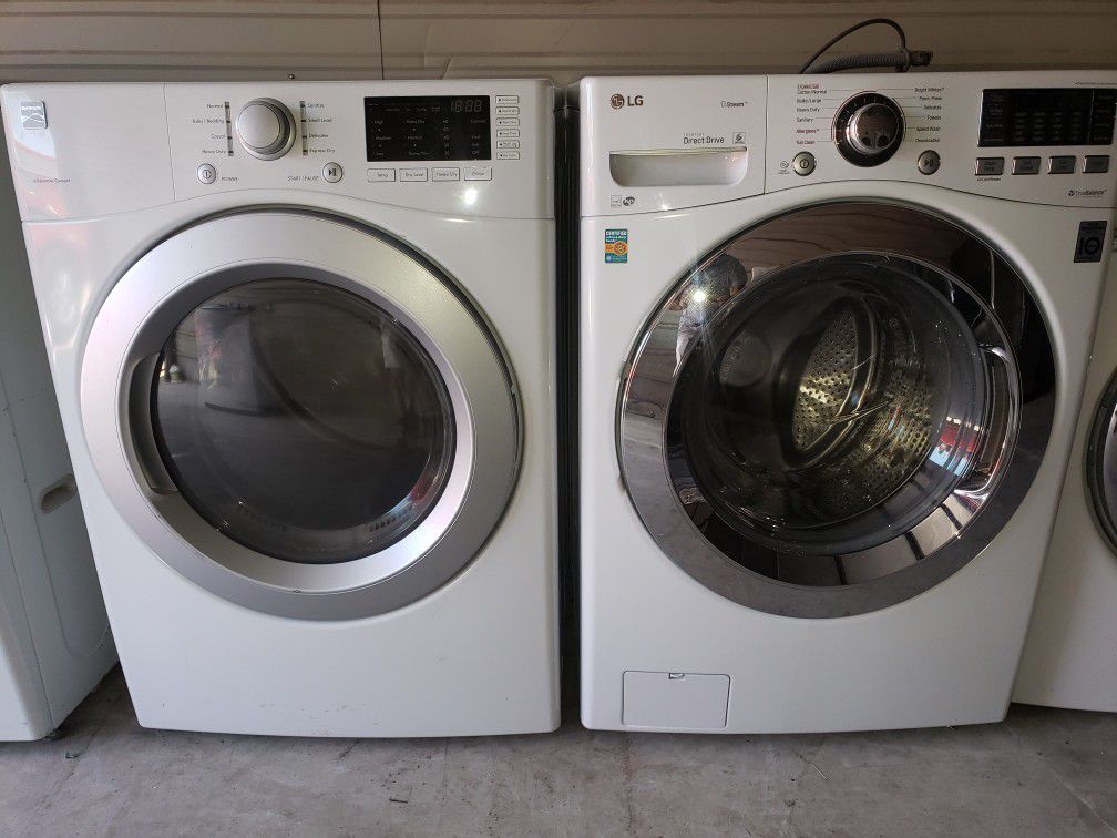 Kenmore Dryer, LG Washer 