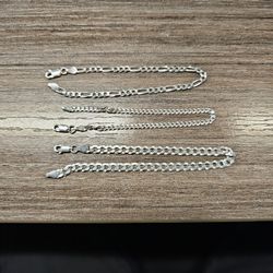 925 Italian Silver Cubans
