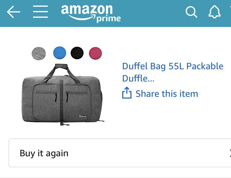 Dimayar Waterproof Duffle Bag 60L Travel Duffle Bag