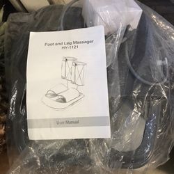 New foot and leg massage machine with paperwork only $50 firm