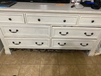 White dresser