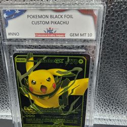 2024 Pokémon Nintendo Creatures Game Freak Armored Pikachu GX Black Foil 