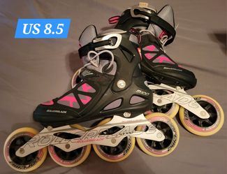 Women's Size 8.5 ROLLERBLADE m100 4x100 Supreme 100mm/85A Inline Skates 