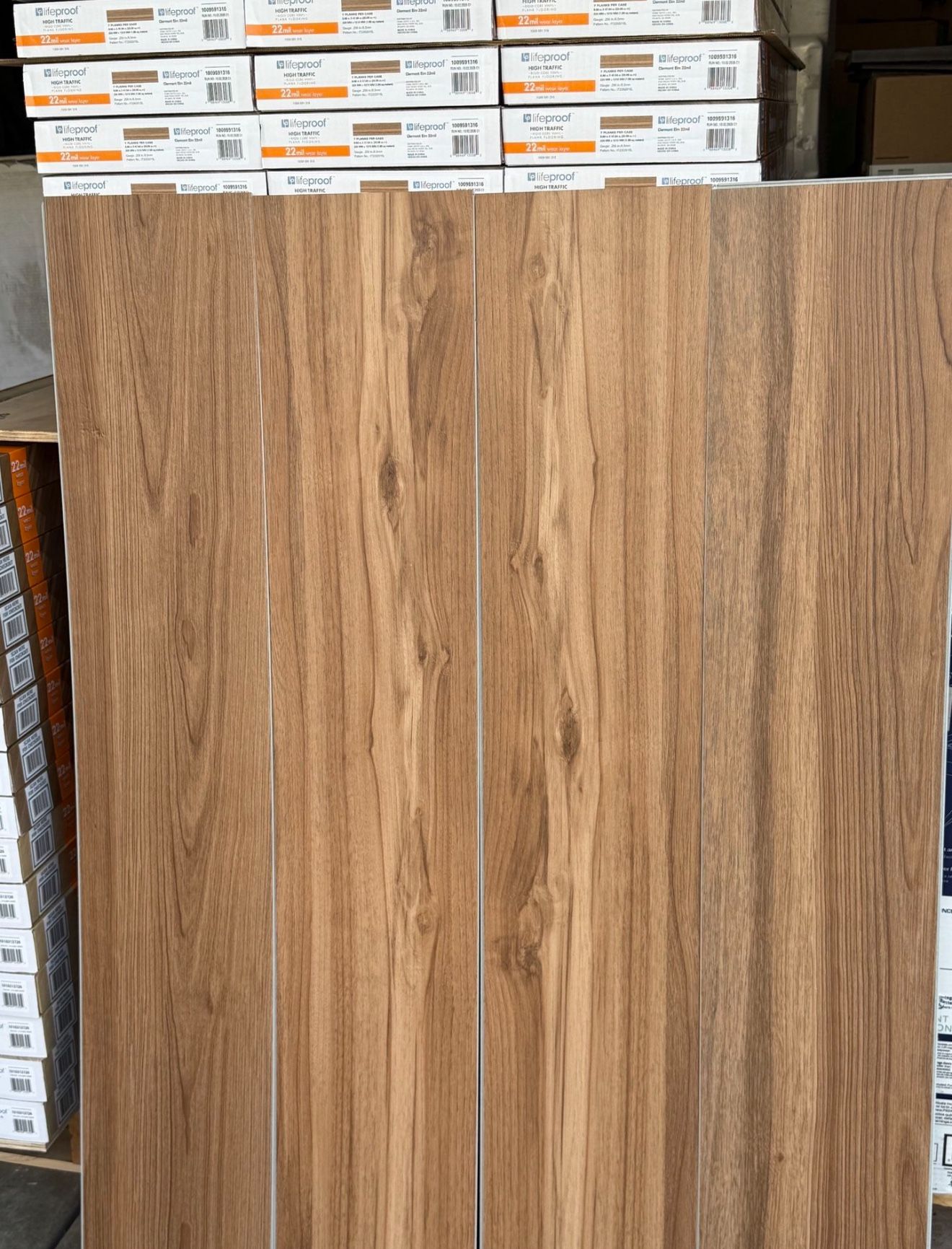 LifeProof Clermont Elm 22 mil x 8.7 in. W x 48 in. L Click Lock Waterproof Luxury Vinyl Plank Flooring (20.1 sq. ft./case)