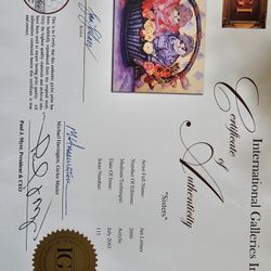 LE Gliclee Print - "Sisters" By Jan Leitner