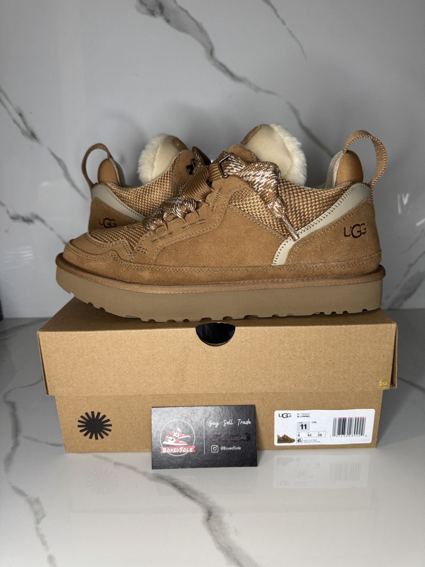Brand New Authentic UGG Lowmel Chestnut Size 11W