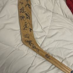 2006 Florida Panthers Signed Stick 