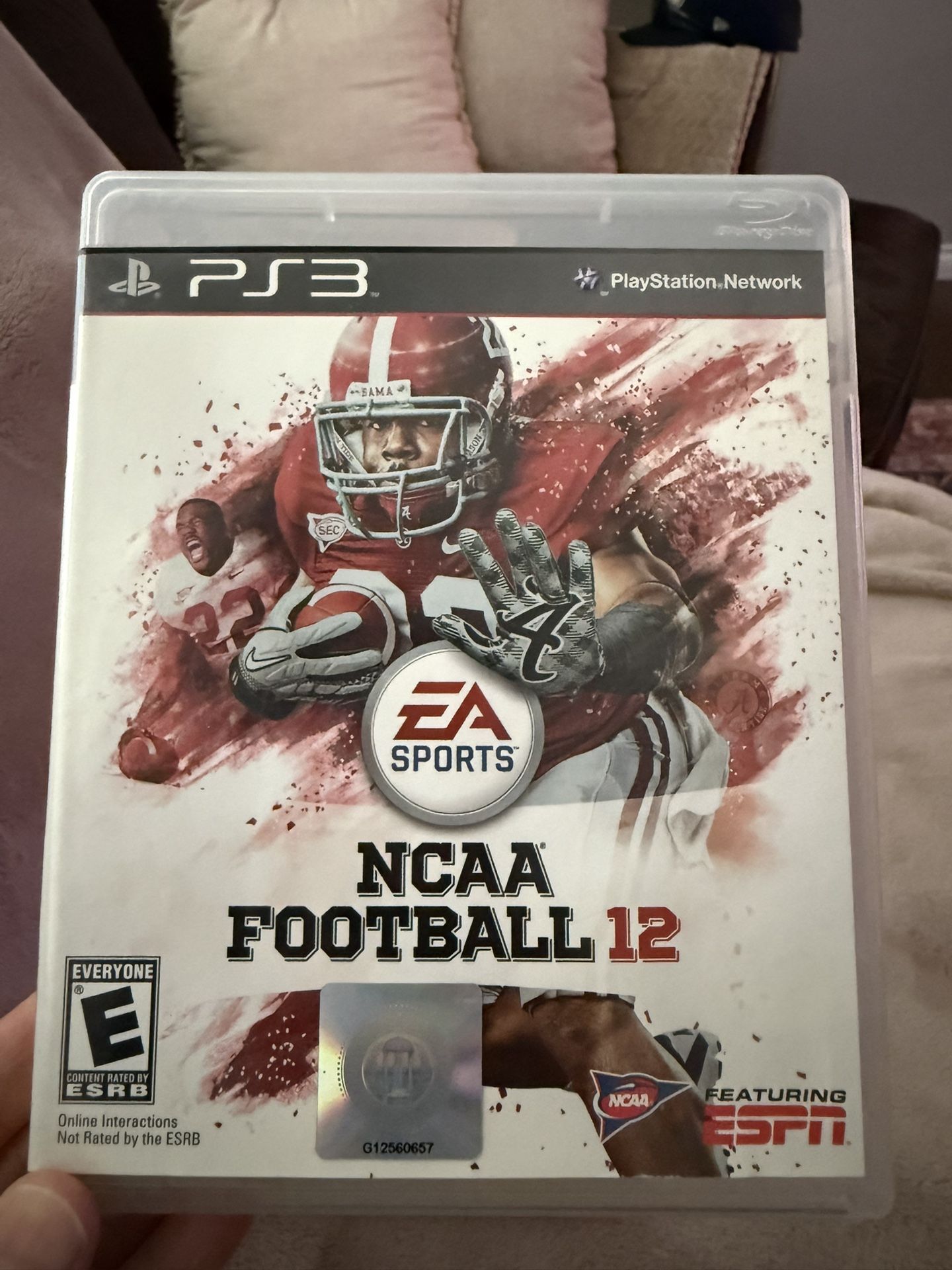 NCAA Football 12 PS3 Game 