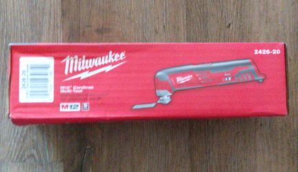 Milwaukee M12 Lithium-ion cordless oscillating multi-tool.