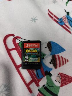 Crash Bandicoot N Sane Trilogy: Nintendo Switch Game: Game Cartridge Only: No Case!!