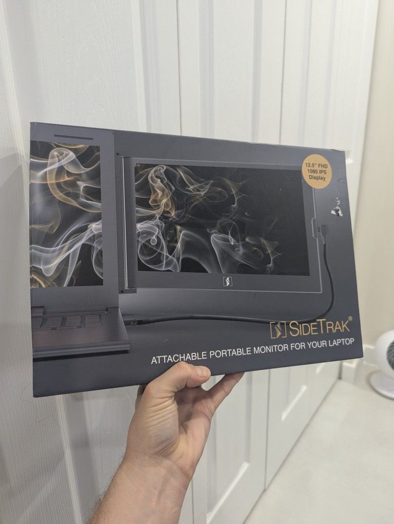 Sidetrak Attachable Portable Monitor For Your Laptop Or Desktop Computer