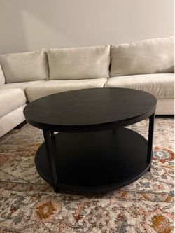 Coffee Table- Round Black