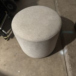 Light Gray Ottoman 