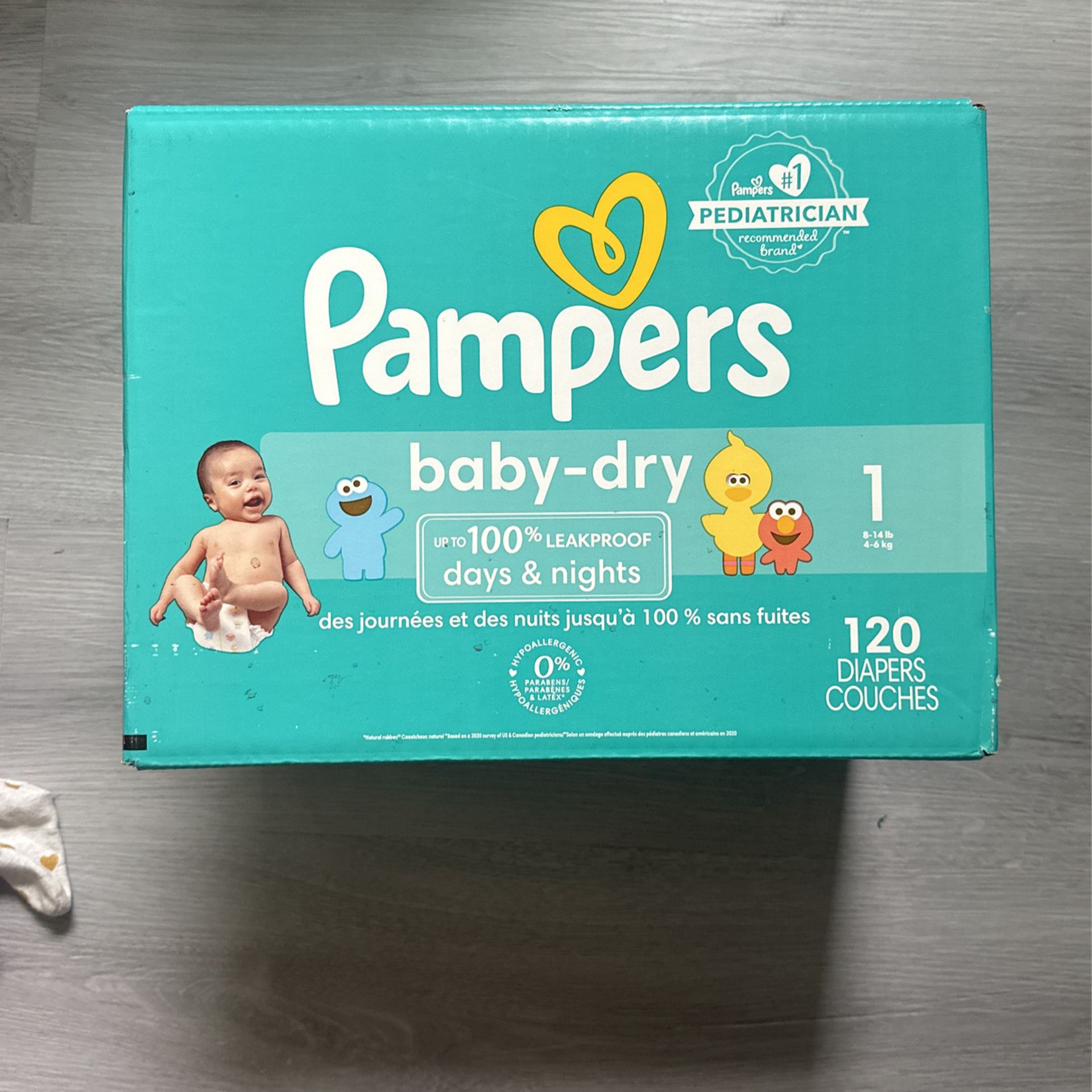 Pampers Baby-Dry Diapers Size 1