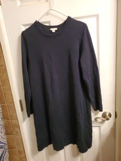 J Jill Long Sleeve Sweater Dress Medium Petite 