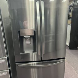 Refrigerator-LG Open Box 3 Door Refrigerator With 1 Year Warranty 