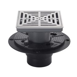 Square floor drains