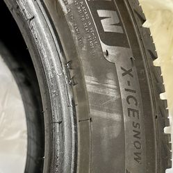 Snow tire x 4, - 215 / 55 / R17 Michelin X-Ice