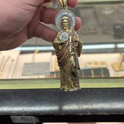 Large 70.4 Gram 14k San Judas Pendant