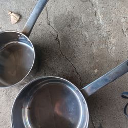 2 Stainless Pots