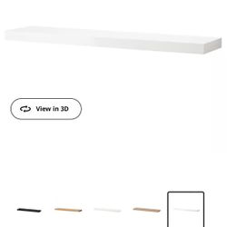 7 IKEA FLOATING SHELVES 43 Inch Wide!