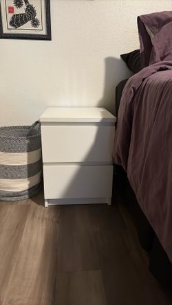 IKEA MALM 2-drawer chest - white