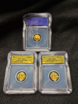 Gold Coins Lot of 3 Slabs