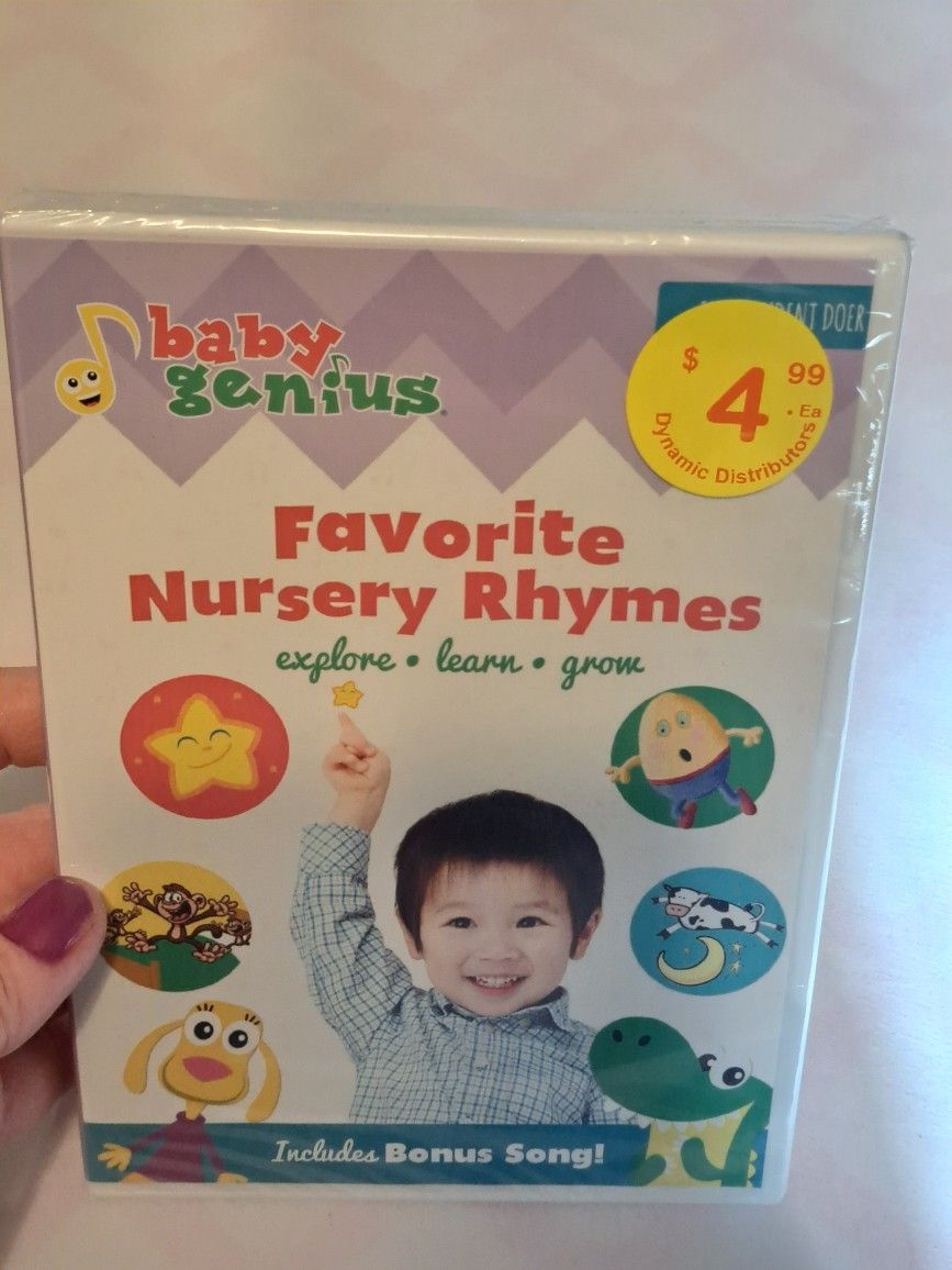 DVD Baby Genius Favorite Nursery Rhymes Children's DVD NEW!