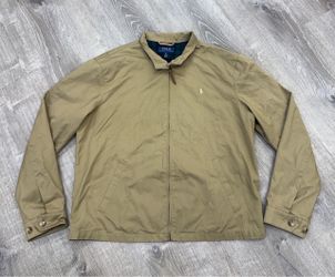 Polo Ralph Lauren Harrington Jacket Montana Khaki L Tartian  Watch Lining