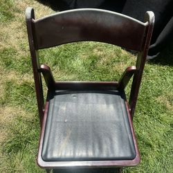 100 Burgundy Folding Chairs