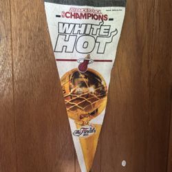 Authentic 2013 Miami Heat Back 2 Back Championship Banner