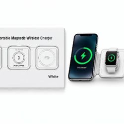Portable Magnetic Wireless Charger-2- Cargador Inalámbrico- Wireless 