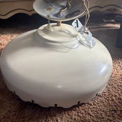 Vintage Light Scalloped Fixture 