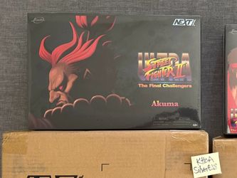Jada Toys Ultra Street Fighter II Akuma Deluxe Set for 1/12 Scale Action Figure