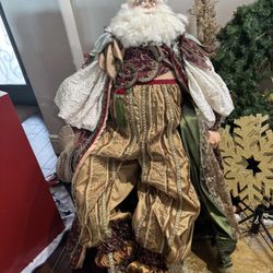 Large Wayne Leski Victorian Santa – Holiday Decor