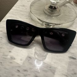 Alexander McQueen Studded Sunglasses