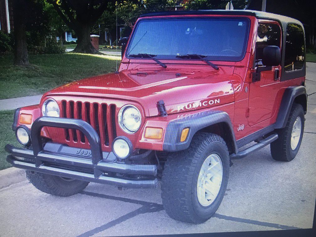 Nice SUV 2OO4 Jeep Wrangler Rubicon 58k miles.Just leave me your em•ail and you'll get all the details and pics.Thanks!
