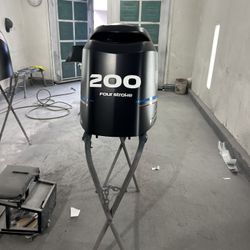 Pintura De Motor De Barco