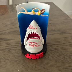 Jaws Richard Dreyfuss Susan Backlinie Signed Shark Statue