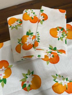 Kate Spade Orange Citrus Dinner Napkins