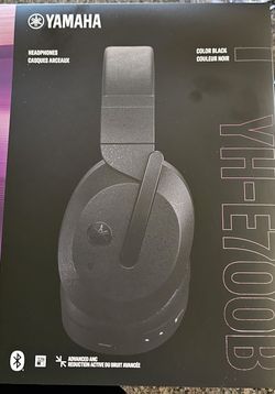 New In Box, Never Opened - Yamaha YH-E700B Wireless Headphones