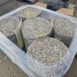 CONCRETE CEMENT STEPPING PAVERS ( 18" X 18") $25 EACH PIECE