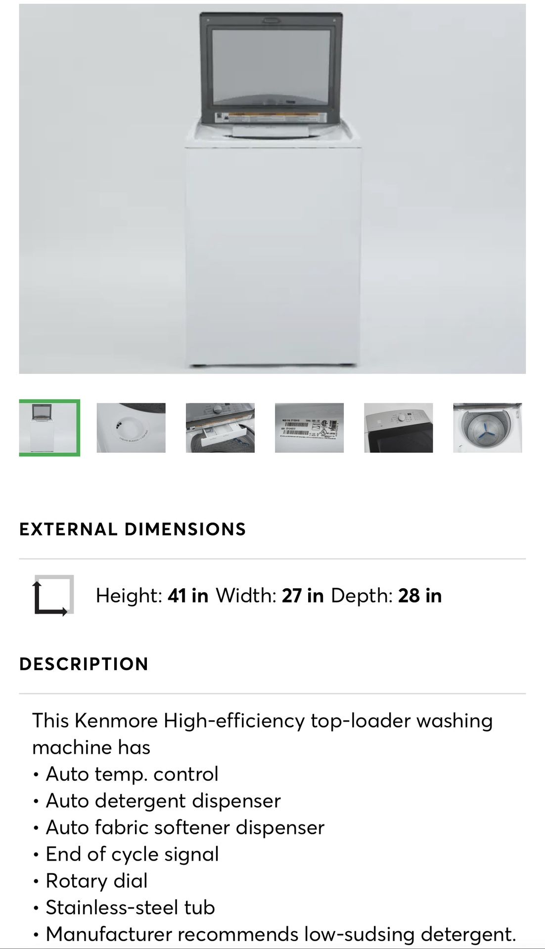 Kenmore Washer & Steam Dryer Series 600 for Sale in Redmond, WA OfferUp