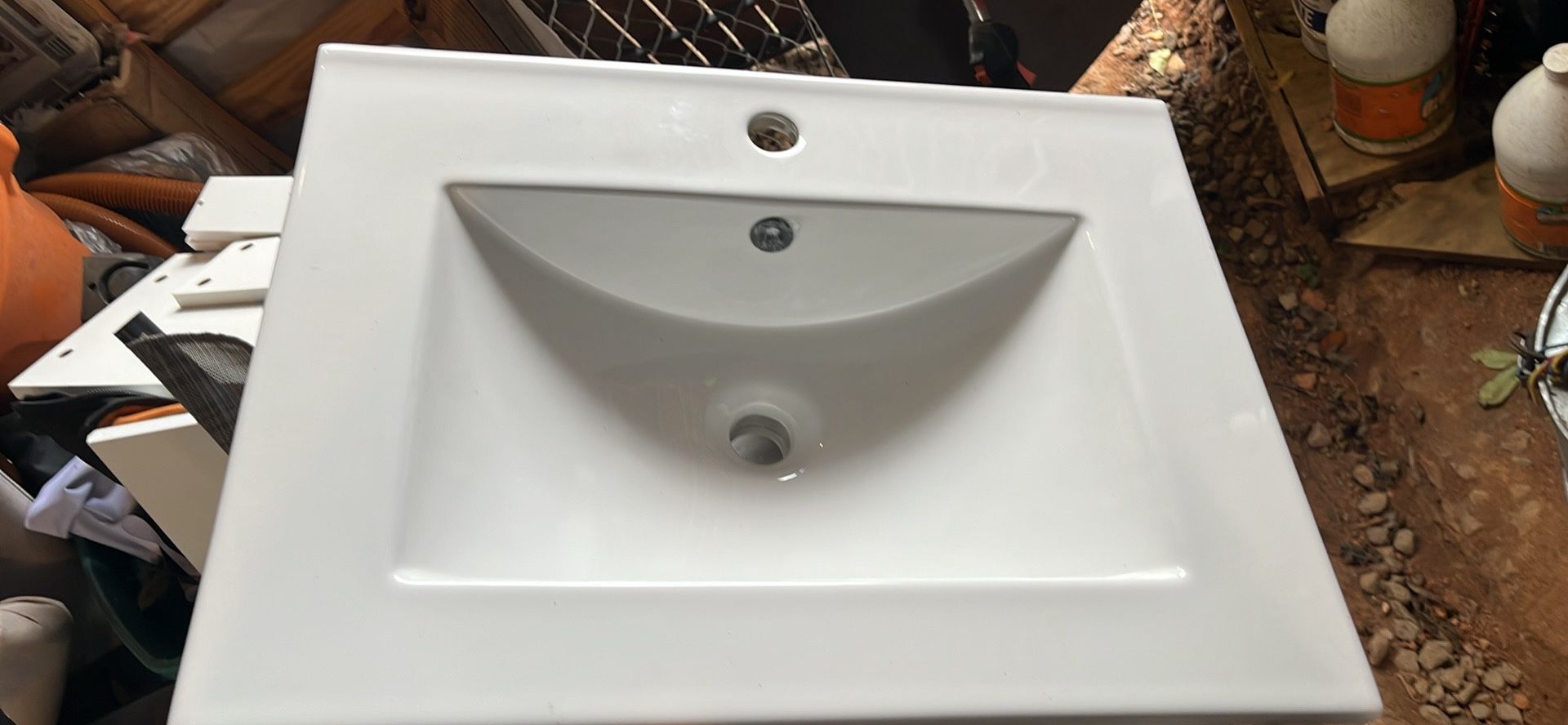 New bathroom seat