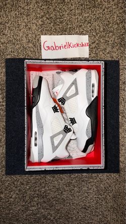 Jordan 4 White Cement
