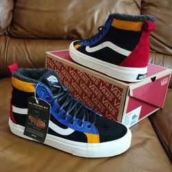 DS New Men's/Women's Vans SK8-Hawaii Black Surf The Web SIZE 6.5 MEN or 8 WOMEN 