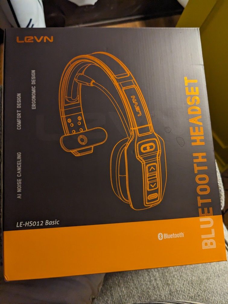 Levn Le-hs012 Basic Bluetooth Headset With Microphone New