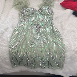 Sequin Mini Dress