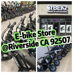 E-bike store Riverside CA 92507 (Sell & Repair)Offer wide range selection of electric bikes, electric dirt bikes and electric scooters. 