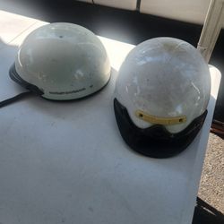 2  Harley Davidson Helmets